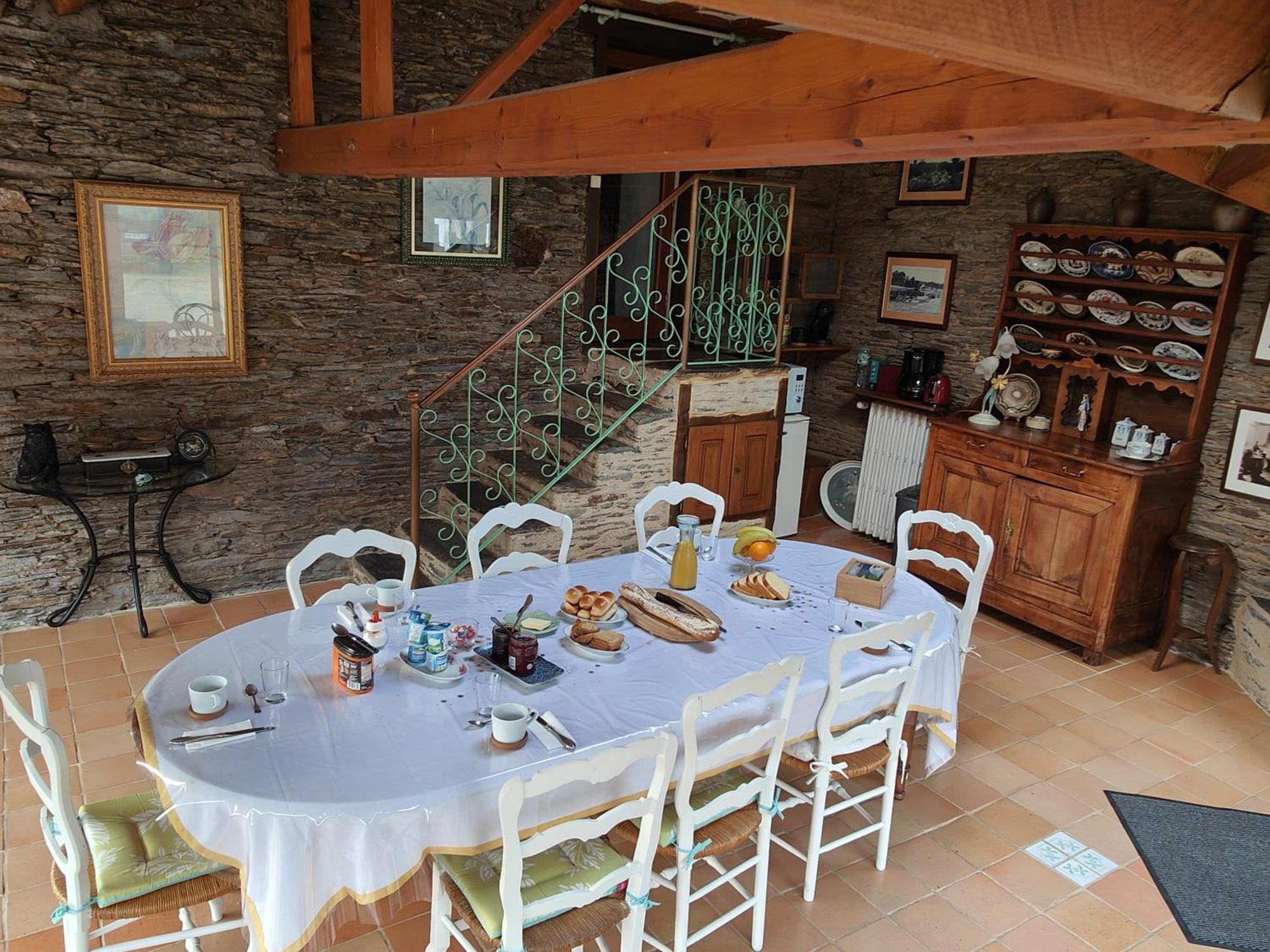 Les Fougerêts沙塞杜十八世纪旅馆住宿加早餐旅馆 外观 照片